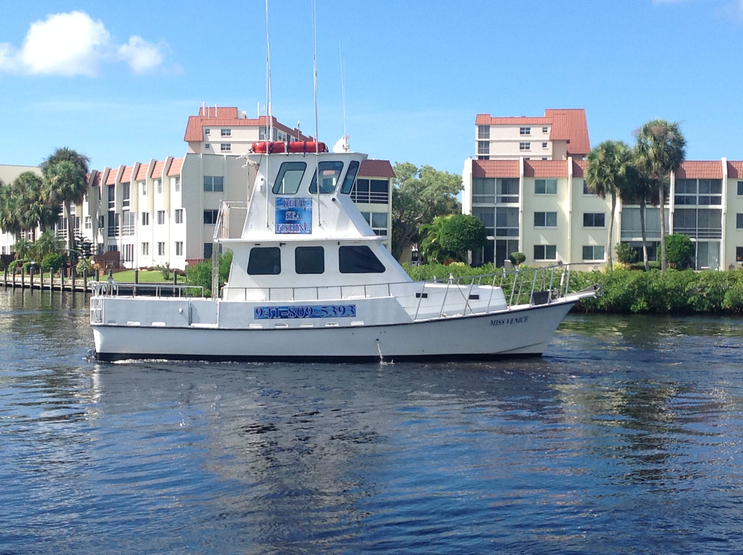 The Miss Venice Deep Sea Fishing at Fisherman's Wharf Marina, Venice, Florida