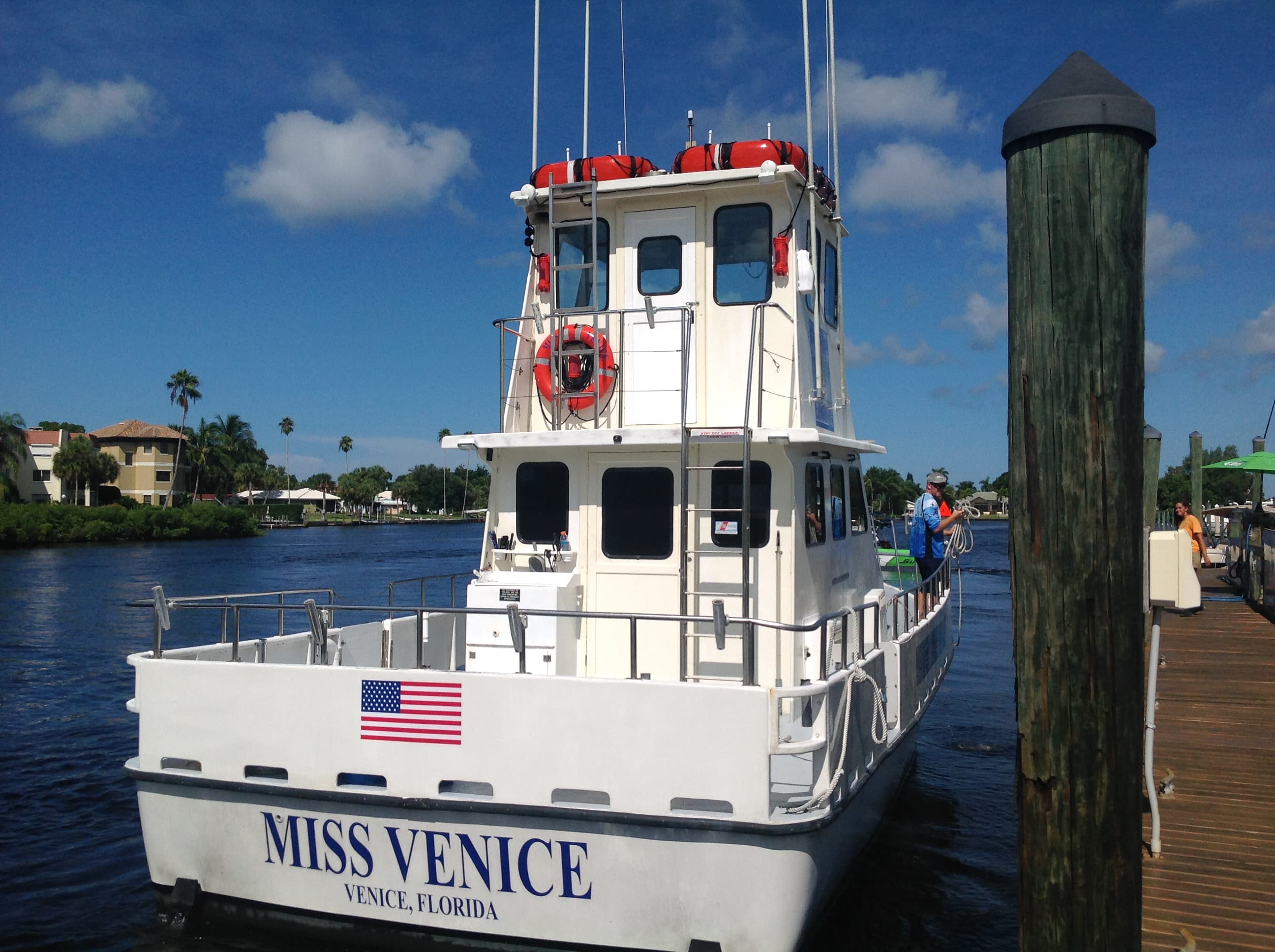 The Miss Venice Deep Sea Fishing at Fisherman's Wharf Marina